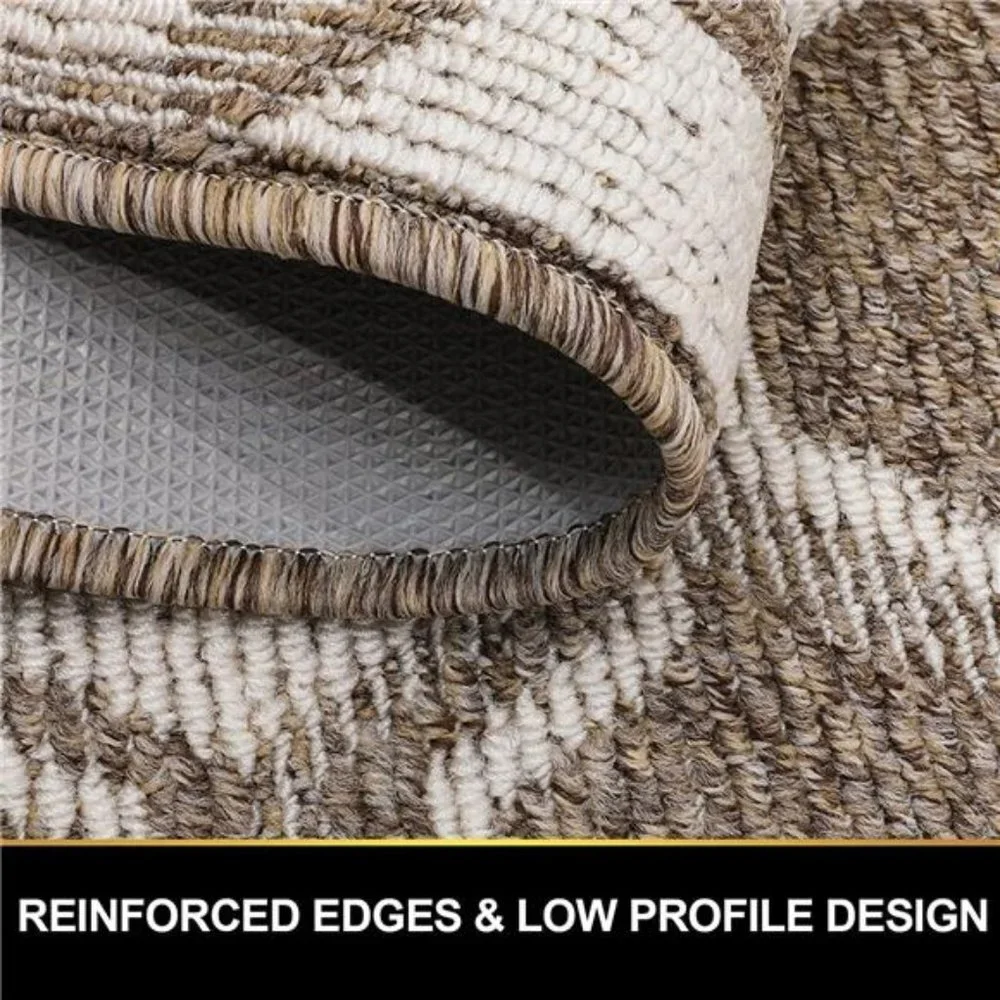 Indoor Door Mat, Front Back Door Mats Non-Slip Entryway Rug, 32X48 Inches Brown